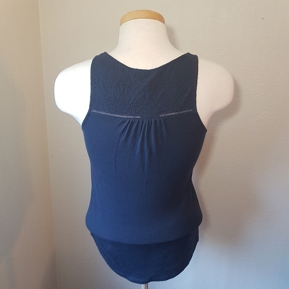 Dh3 Paisley Embroidered Cotton Tank Top - Picture 4 of 9